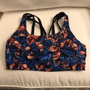 Lululemon Patterned Energy Bra